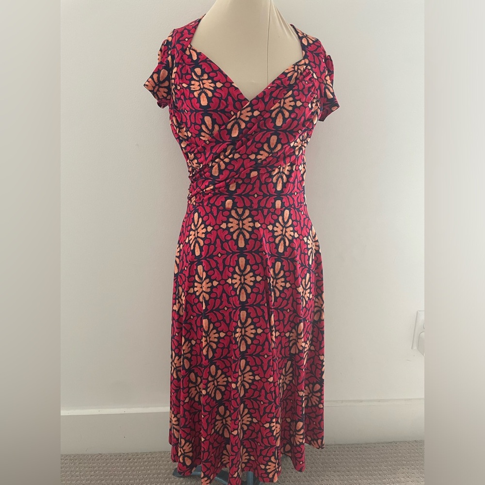 Leota Lula Women’s Faux Wrap Jersey Dress